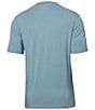 Color:Clay Blue - Image 2 - Short Sleeve DropTemp™ Cooling Technology Lounge T-Shirt