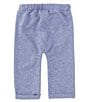 Color:Blue - Image 2 - Baby Boys 3-24 Months Knit Kangaroo Pocket Joggers