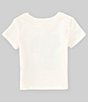 Color:White - Image 2 - Baby Boys 3-24 Months Round Neck Short Sleeve Knit Graphic T-Shirt