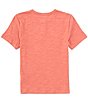 Color:Faded Rose - Image 2 - Big Boys 8-20 Short Sleeve Distressed Henley T-Shirt