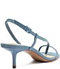 Color:Azul - Image 3 - Heloise Denim Slingback Thong Sandals
