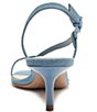 Color:Azul - Image 4 - Heloise Denim Slingback Thong Sandals