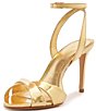 Color:Gold - Image 6 - Hilda Metallic Dress Sandals