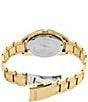 Color:Gold - Image 3 - Men's Essential Quartz Analog White Dial Gold Stainless Steel Bracelet Watch