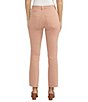 Color:Dusty Coral - Image 2 - Isbister High Rise Power Stretch Ankle Straight Leg Jeans