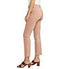 Color:Dusty Coral - Image 3 - Isbister High Rise Power Stretch Ankle Straight Leg Jeans