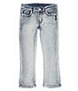 Color:Bleach Wash - Image 1 - Little Girls 4T-6X Tammy Bootcut Denim Jeans