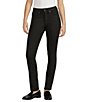 Color:Black - Image 1 - Most Wanted Mid Rise Straight Jeans