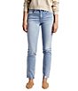 Color:Indigo - Image 1 - Most Wanted Mid Rise Straight Leg Jeans