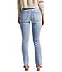 Color:Indigo - Image 2 - Most Wanted Mid Rise Straight Leg Jeans