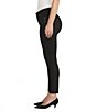 Color:Black - Image 3 - Suki Mid Rise Ankle Skinny Jeans