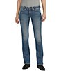 Color:Indigo - Image 1 - Tuesday Low Rise Slim Bootcut Jeans