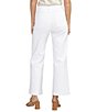 Color:White - Image 2 - Vintage High Rise Mid Stretch Wide Leg Jeans