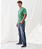 Color:Indigo - Image 4 - Zac Relaxed Fit Straight Leg Dusted Denim Jeans