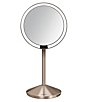 Color:Rose Gold - Image 2 - 5#double; Mini 10x Magnification Sensor Lighted Mirror