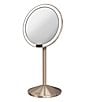 Color:Rose Gold - Image 3 - 5#double; Mini 10x Magnification Sensor Lighted Mirror