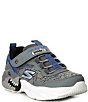 Color:Charcoal/Blue - Image 1 - Boys' S-Lights® Creature-Lights Sneakers (Toddler)