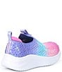 Color:Lavender Multi - Image 2 - Girls' Slip-Ons Ultra Flex 3.0 Machine Washable Sneakers (Toddler)