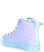 Color:Light Pink Multi - Image 3 - Girls' Twi-Lites 2.0 Twinkle Wishes Hi-Top Lighted Sneakers (Toddler)