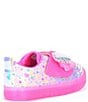 Color:Pink Multi - Image 2 - Girls' Twinkle Toes Shuffle Brights Lighted Sneakers (Toddler)