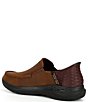 Color:Brown - Image 3 - Men's Slip-Ins Relaxed Fit Parson-Oswin Slip-Ons