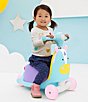 Color:Multi - Image 2 - Unicorn 3-In-1 Ride On Toy