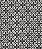 Color:Black/White Tile - Image 5 - Plus Size Tile Print Scoop Neck 3/4 Sleeve Knit Coordinating Sleep Top