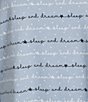 Color:Sleepy Words - Image 4 - Sleepy Words Print Scoop Neck 3/4 Sleeve Knit Coordinating Sleep Top