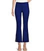 Color:Royal Blue - Image 1 - Slim Factor by Investments No Waist Kick Flare Ponte Knit Pants