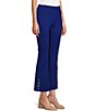 Color:Royal Blue - Image 4 - Slim Factor by Investments No Waist Kick Flare Ponte Knit Pants