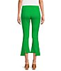 Color:Classic Green - Image 2 - Slim Factor by Investments Ponte Knit High-Low Hem Crop Pants
