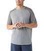 Color:Light Gray Heather - Image 1 - Active Mesh Short Sleeve T-Shirt
