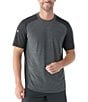 Color:Charcoal Heather - Image 1 - Active Mesh Short Sleeve T-Shirt