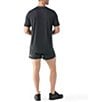 Color:Charcoal Heather - Image 2 - Active Mesh Short Sleeve T-Shirt