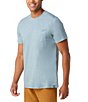 Color:Lead Heather - Image 1 - Merino Hemp Blend Short Sleeve Pocket T-Shirt