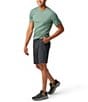 Color:Black - Image 3 - Performance Stretch 8#double; Inseam Shorts