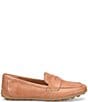 Color:Luggage - Image 2 - Allie Leather Driver Loafers