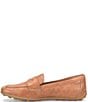 Color:Luggage - Image 6 - Allie Leather Driver Loafers
