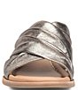 Color:Bronze - Image 5 - Fallon Leather Slide Sandals