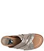 Color:Bronze - Image 6 - Fallon Leather Slide Sandals