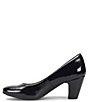 Color:Black - Image 4 - Lana Rounded Toe Patent Leather Pumps