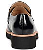 Color:Black - Image 3 - Prewitt Patent Leather Bit Detail Lug Sole Loafers