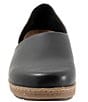 Color:Black - Image 5 - Addie Leather Open Side Clogs