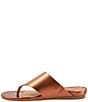 Color:Copper Metallic - Image 4 - Chandler Leather Thong Sandals