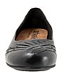 Color:Black - Image 5 - Sonoma Weave Leather Flats