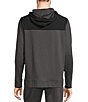 Color:Charcoal - Image 2 - Active Full Zip Mixed Media Track Jacket
