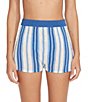 Color:Marina Blue - Image 1 - Charlie Swim Cover-Up Shorts