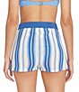 Color:Marina Blue - Image 2 - Charlie Swim Cover-Up Shorts