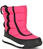 Color:Cactus Pink/Black - Image 1 - Girls' Whitney II Mid Waterproof Cold Weather Boots (Infant)