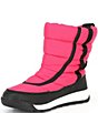 Color:Cactus Pink/Black - Image 4 - Girls' Whitney II Mid Waterproof Cold Weather Boots (Infant)